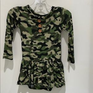 Posh peanut twirl skirt bodysuit cadet 12-18m